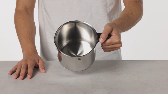 KESOTO Milchtopf Aus Edelstahl - Kleiner Kochtopf Für Alle Herdarten