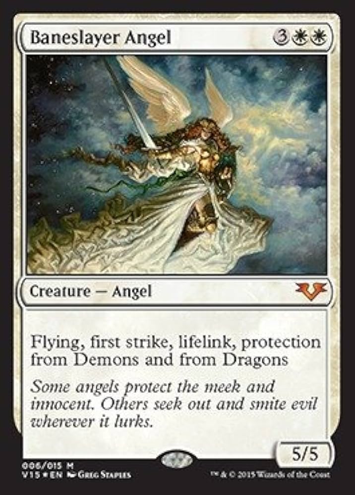 Amazon.com: Magic The Gathering - Baneslayer Angel - from The