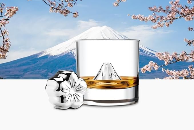 Cubos de Hielo de Acero Inoxidable Fuji & Sakura Set 2 miniatura 1