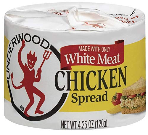 Vista 3 de Underwood - Untable de pollo y jamón devilado, 4.25 onzas (paquete de 6), con esparcidor MYD o dos tenedores