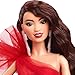 Barbie Signature 2024 Holiday Dolls, Seasonal Collector Gift, Plaid Gown with Red Bow, Displayable Packaging, Dark Brown Hair