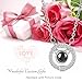 VBAIFAyy Custom Photo Pendant-Personalized Keepsake Jewelry Gift with Picture Inside, Women's Pendant for Mother's Day (sliver)