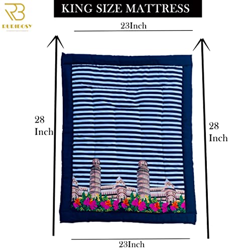 Image of Bedding Mattress for Cotton, Baby Sleeping Bed Set Godari Baby Cradle |Sleeping Mat |Multi Purpose Cushioned Bed |Baby Bed for 0 to 2 Years