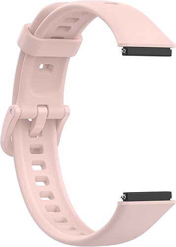 Vista 5 de TenCloud Paquete de 3 bandas para Huawei Band 7 - Correa de repuesto impermeable Negro + rosa + morado