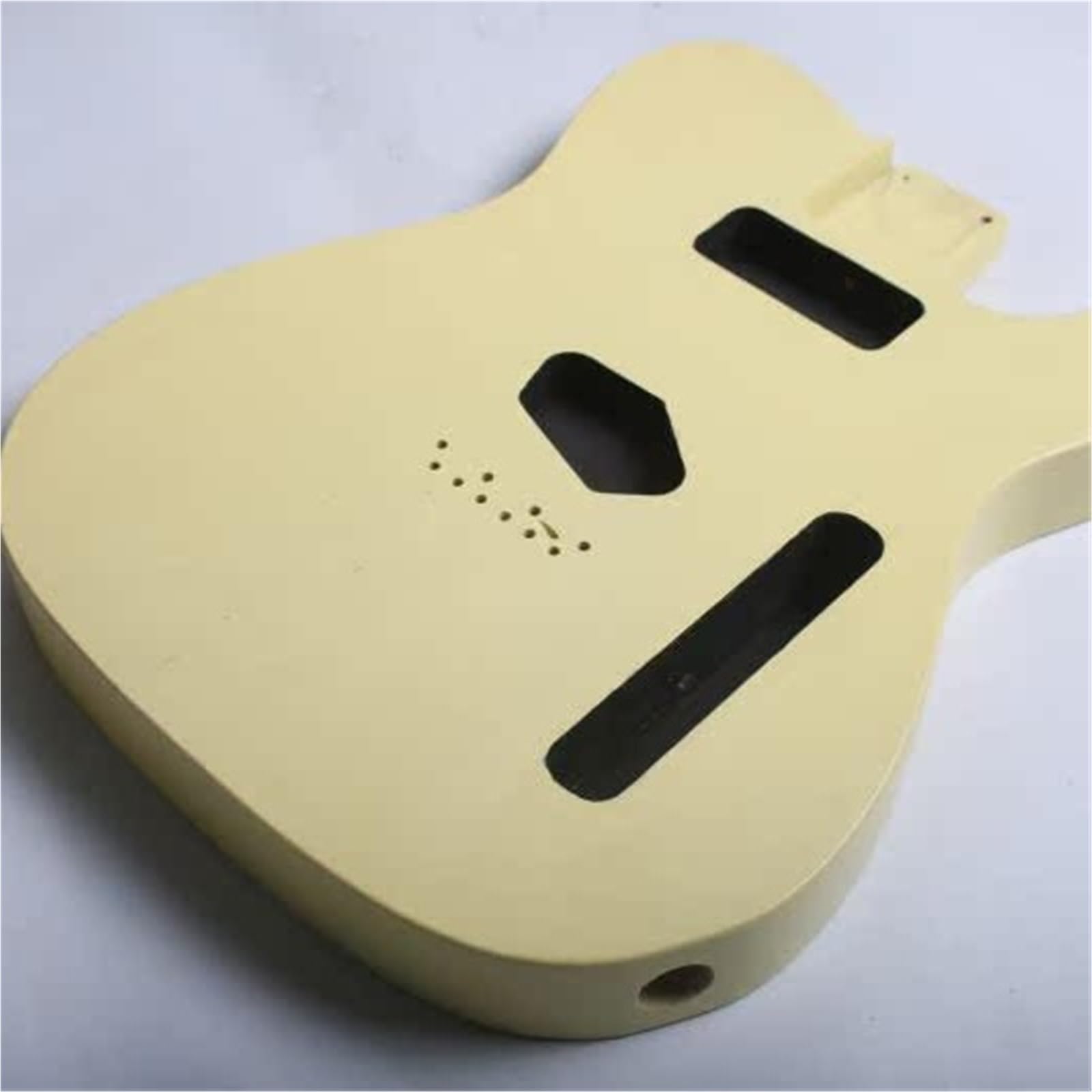 Unfinished Guitar Body Swamp Ash Center Split Body Painted For TL Electric Guitar(Yellow)
