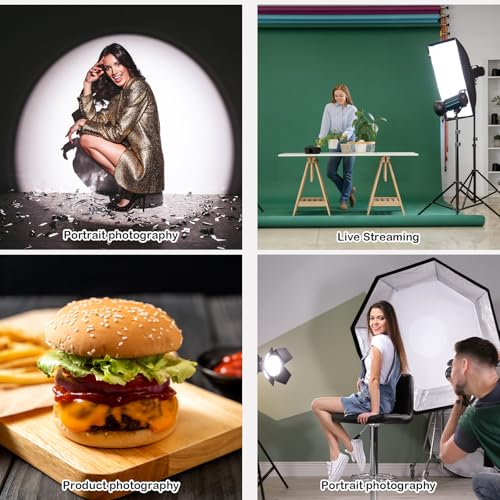 Image of 7 inch Standard Reflector Lamp Shade Dish Diffuser with 60 Honeycomb Grid for Bowens Mount Studio Strobe Flash Light Speedlite (with Soft Cloth)