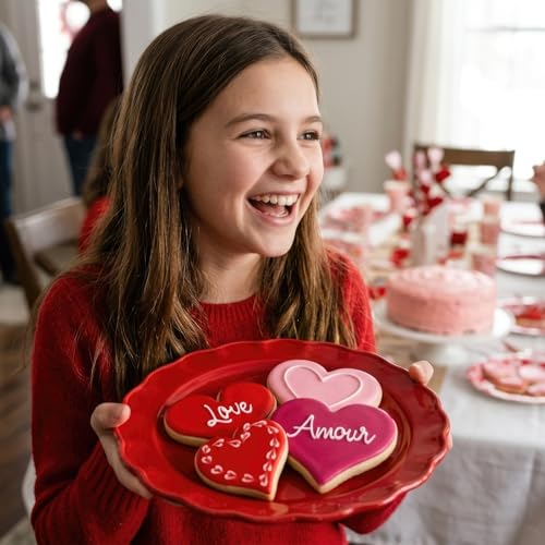 Ann Clark Heart Cookie Cutters 4-Pc Set (2-3/4', 3-1/4', 3-3/4', 4') Made In Usa