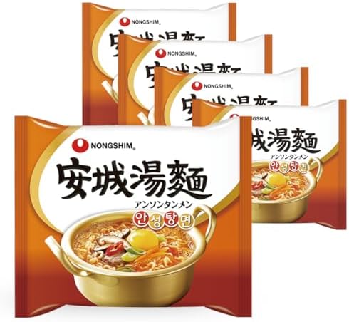 （07:00時点） 【5個】安城湯麺 アンソンタンメン Nongshim 公式 農心 ラーメン よりどり 選べる韓国ラーメン 3000円以上で*送料*無し* / 辛ラーメン/ノグリ/チャパゲティ/ちゃんぽん/安城湯麺 アンソンタンメン
