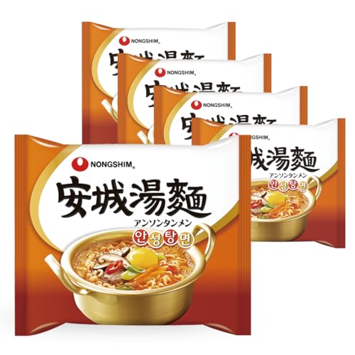 【5個】安城湯麺 アンソンタンメン Nongshim 公式 農心 ラーメン よりどり 選べる韓国ラーメン 3000円以上で*送料*無し* / 辛ラーメン/ノグリ/チャパゲティ/ちゃんぽん/安城湯麺 アンソンタンメン
