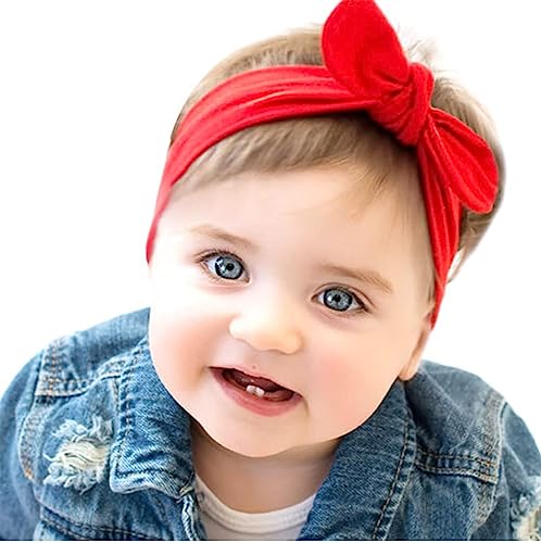 Baby Girl's Cute Toddler Bow Headbands Bowknot Rabbit Hairband Headwear for Daily Life Travel Photography (Royal Blue)2