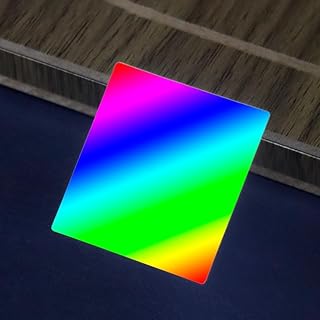 Holographic diffraction grating 36x38mm 600 lines 1mm grates Optical teaching experiment Transmission grating No shell (Color : 600 lines 1mm, Diameter : 36X38mm)