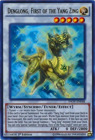 Yu-Gi-Oh Denglong First of the Yang Zing INOV-EN048 Carta de primera edición