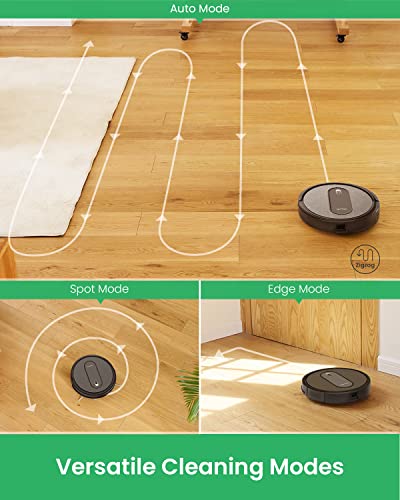 Vactidy Robot Vacuum with 2000Pa Suction Power, 2.4GHz WiFi/App/Alexa/Siri Control, Self-Charging Robotic Vacuum Cleaner for Low Carpet, Pet Hair, Hard Floors 7 Vactidy Robot Vacuum with 2000Pa Suction Power, 2.4GHz WiFi/App/Alexa/Siri Control, Self-Charging Robotic Vacuum Cleaner for Low Carpet, Pet Hair, Hard Floors - Image 5
