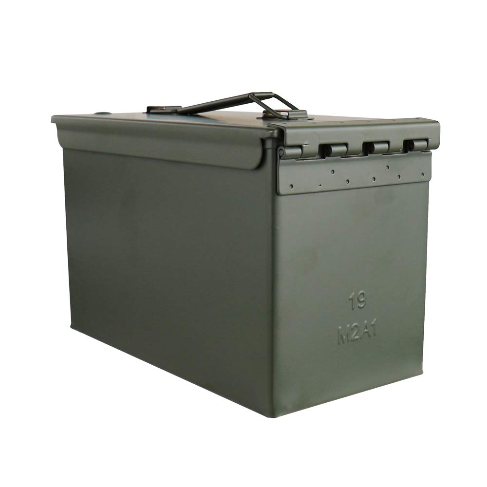 Steel Metal Ammo Can Case Set 30 and 50 Caliber for Military Army Solid