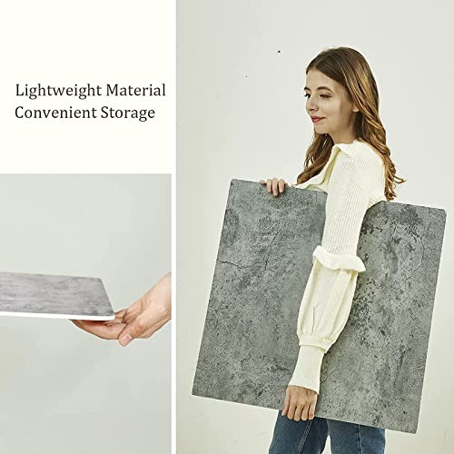 Image of 2 PCS Photo Backdrop Boards for Flat Lay, Food Photography Background 24x24 Inch, BEIYANG (Light Gray+Dark Gray)