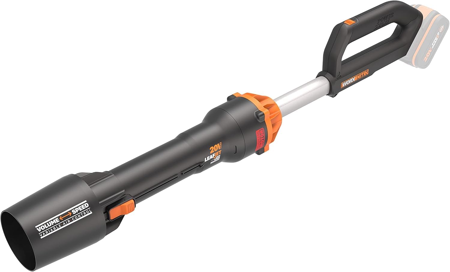 WORX WG543E.9 Soffiatore a batteria 20V, senza batteria e caricabatterie