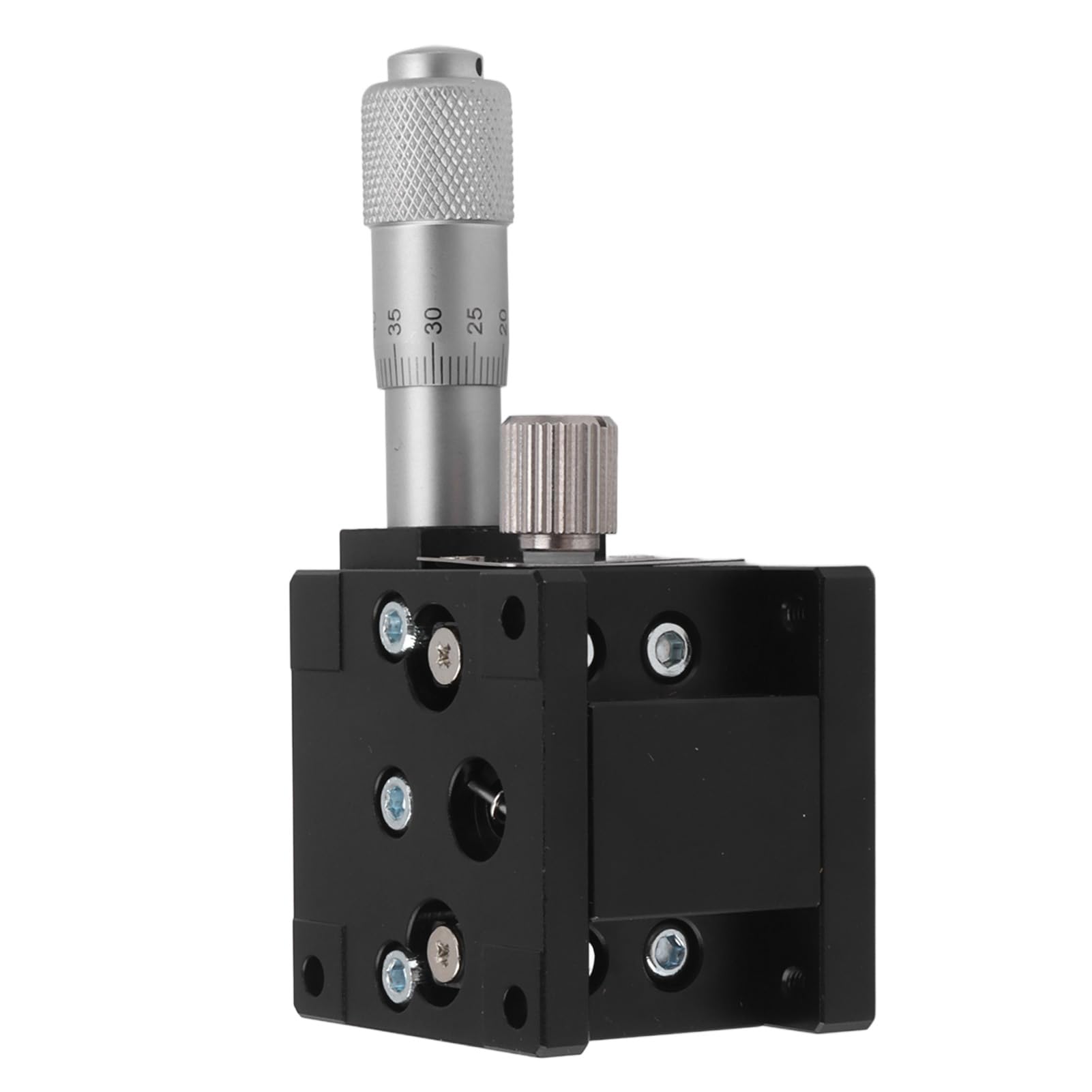 Manueller Lineartisch, Aluminiumlegierung, Z-Achsen-Schiebetisch, 19,6 N Lager für Ausrichtungspositionierung, für Präzisionsprüfung, Gerätepositionierung