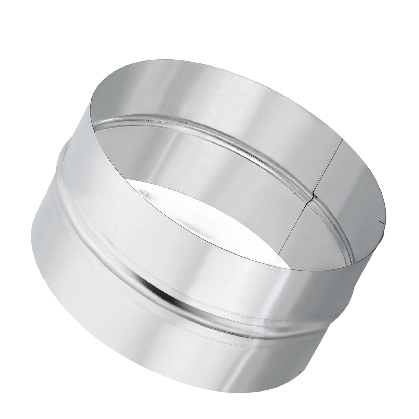 Duty Galvanized Metal Ventilation Tube Connector for Dryer Exhaust Setup and Duct Work HVAC Duct Connector
