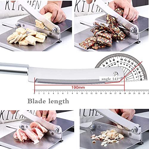 Coupe-viande professionnel acier inoxydable guillotine poulet canard poisson agneau équipement boucher