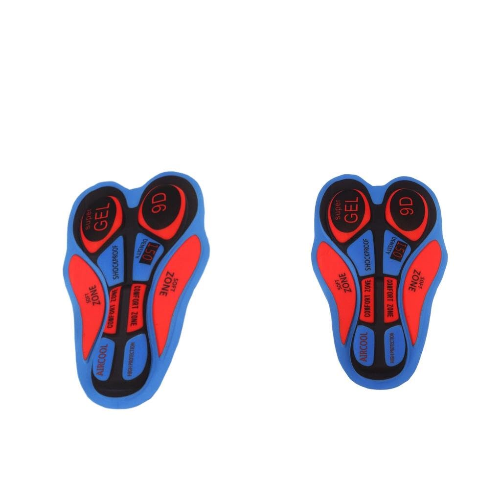 CALANDIS 2pcs Cycling Shorts Pad Women Men Cushion Bike Seat Protector Accessories 9D | Shorts-picture-22