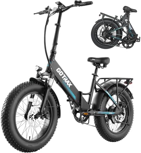 Gotrax R2/F2 20" Folding Electric Bike with 40 Miles (PAS) by 48V...