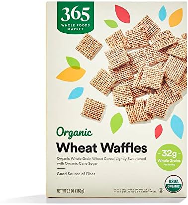 365 by Whole Foods Market, Organic Wheat Waffles Cereal, 13 Ounce