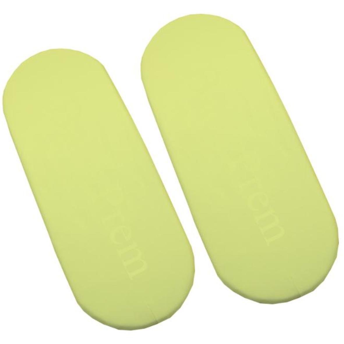 BabyPrem Stubenwagen Moseskörbe Spannbettlaken Packung mit 2 Baumwolle 77 x 38 cm 2 ZITRONENGELB