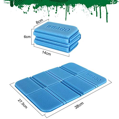 Opvouwbare Zitkussen, 2 stuks Opvouwbare Seat Mat Picknick Outdoor zitkussen waterdicht XPE schuim waterdichte mat, voor… - Image 3