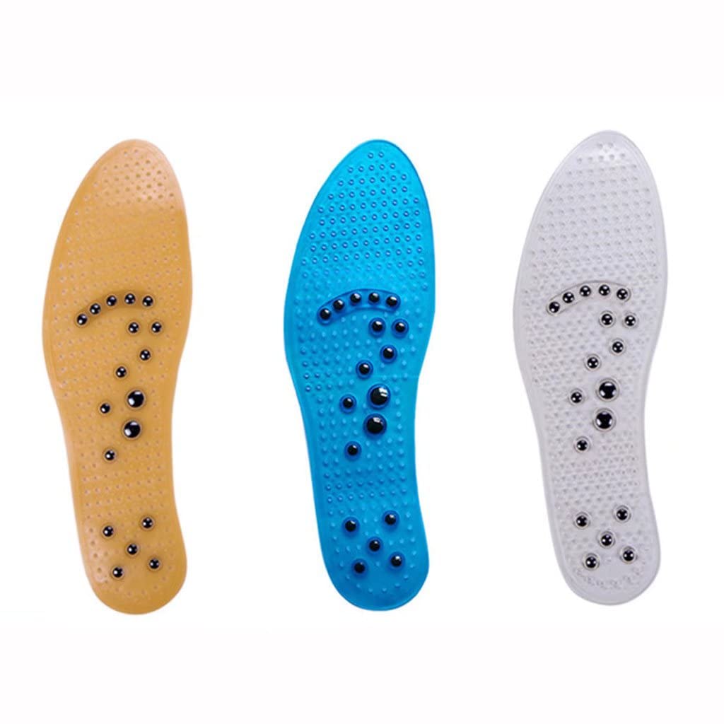 wkładki do butów, Masażer do stóp, masażer magnetyczny, wkładka, terapia odchudzająca, wkładki butów(White,3 pair)