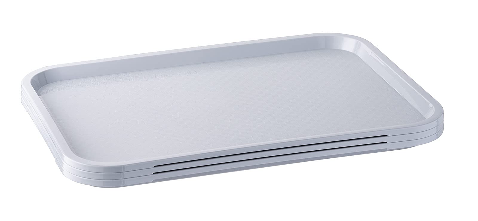 APS Fast Food Tablett 4er Set - Bruchsicher & Spülmaschinenfest Made In Germany