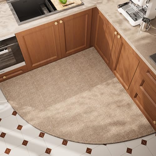 Tapis de cuisine pour plancher triangulaire 120 cm super absorbant idéal devant l'évier - 2