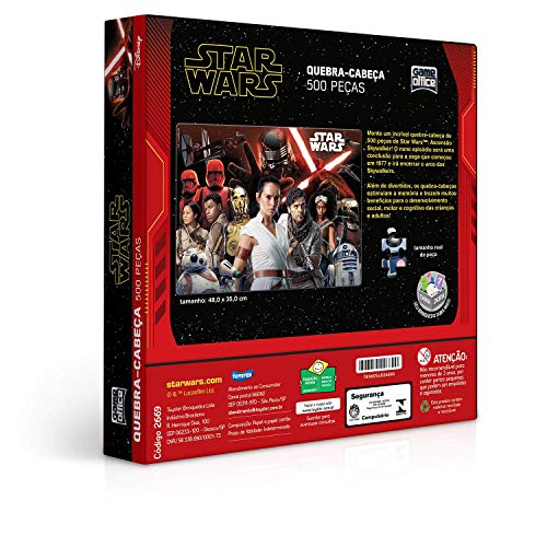 Quebra Cabeça 500 Peças - Star Wars Ix - Ascensão Skywalker, Toyster