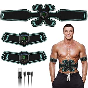 FYLINA Muskelstimulation, Stimulation, EMS-Trainingsgerät, Professioneller USB-Muskelstimulator, Bauchtrainer…