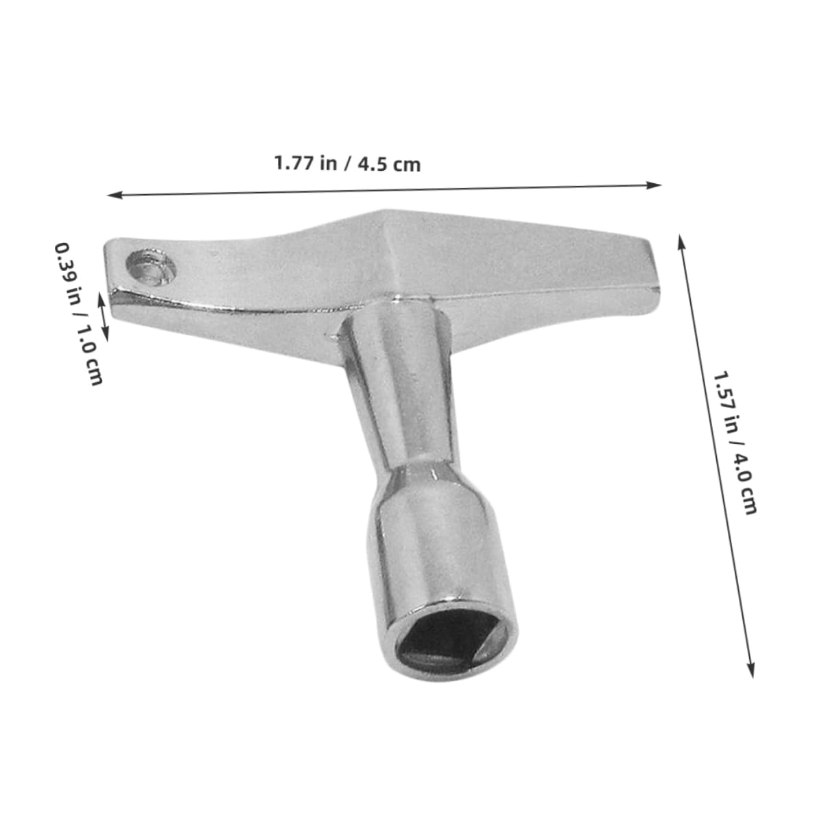 VICASKY Enhanced Durability Drum Tuning Keys 4 Piece Set Metal Drum Wrench Drum Tuning Tool for Drummers