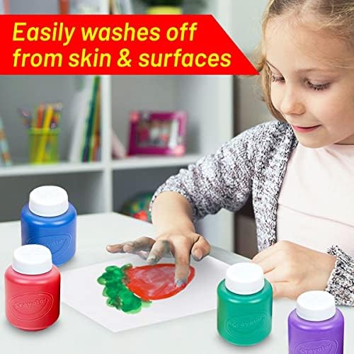 Kids Painting Set, Washable Paint for Kids & Paint Cups Toddler Gift Bundle - 5