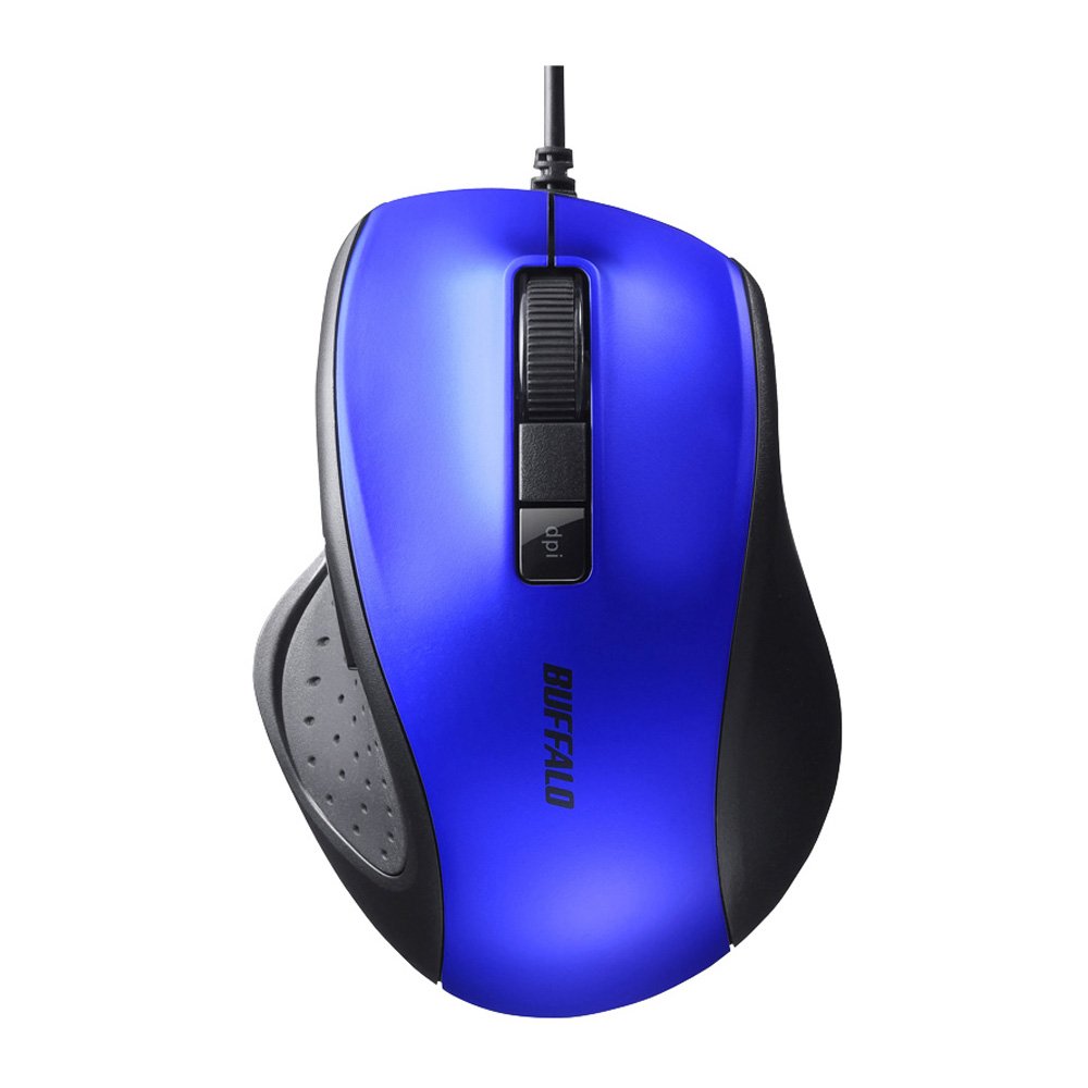 Amazon.com: BUFFALO BSMBU308BL Wired BlueLED Silent 5-Button Mouse