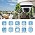 VIKYLIN 4MP PTZ POE IP Mini Dome Camera 4X Optical ZoomPan/Tilt/ 2.8mm~12mm, Perimeter Protection, Built-in Audio, Alarm, 330° Pan 90° Tilt, Card Slot, IP66& IK10,2560x1440@30fps