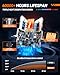 SEALIGHT H4 30000LM Super Bright H4 Bulbs, 1:1 Mini S1-PRO 9003 Fog Driving Bulbs, 20000RPM Cooling Fan H4/9003, IP67, 3MIN Play and Plug, Pack of 2