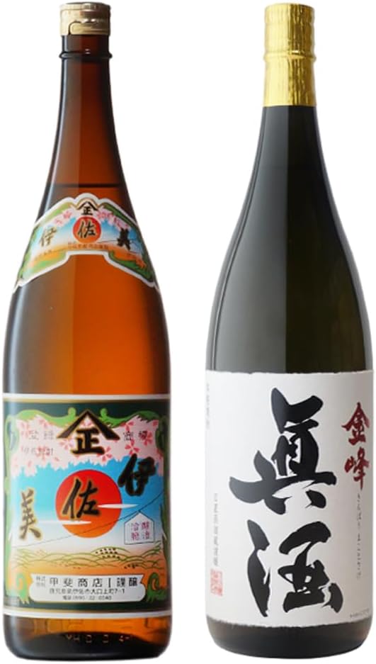 本格芋焼酎 伊佐美 + 金峰眞酒 各1800ml 合計2本 飲み比べセット