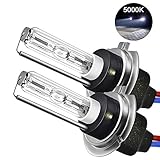  Womdee H7 Xenon HID Kit, H7 Scheinwerfer Lampe 6000K, 55W, H7 Auto Xenon Weiß, Super Bright Car Motorcycle Lamps, 2 Pack, Ballast