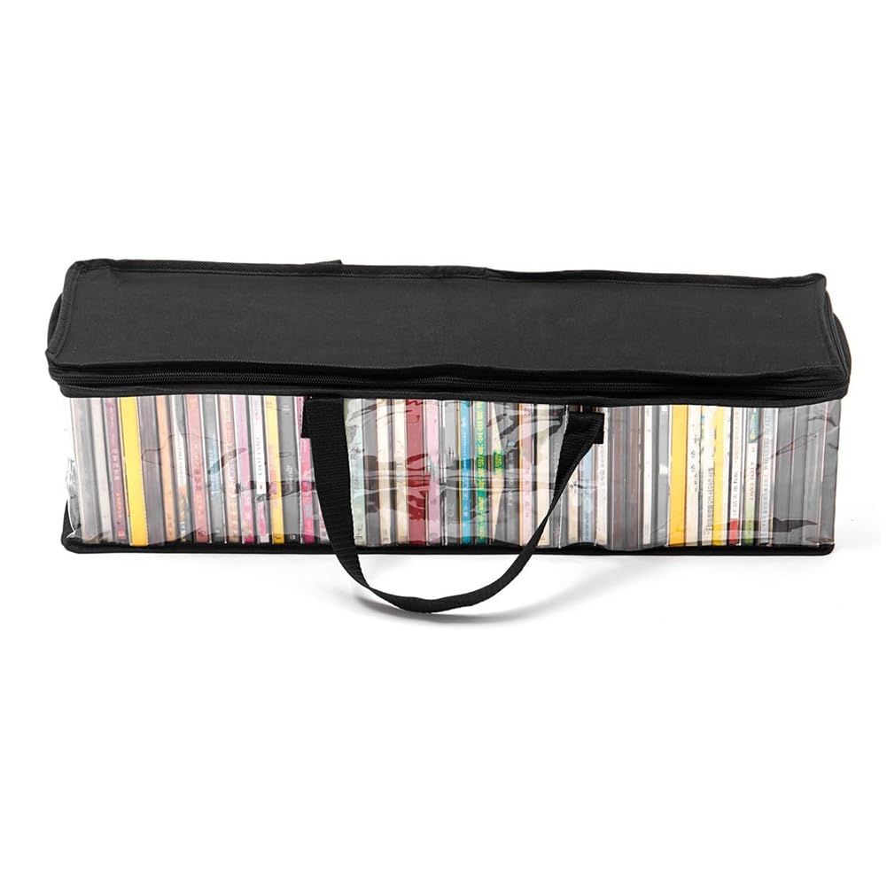 Portaoggetti per Dvd CD Disc Fumetti File Giocattolo Maniglia per Vestiti Organizzatore Grande per Armadietto di Casa Organizzazione Durevole 61x15x21 cm