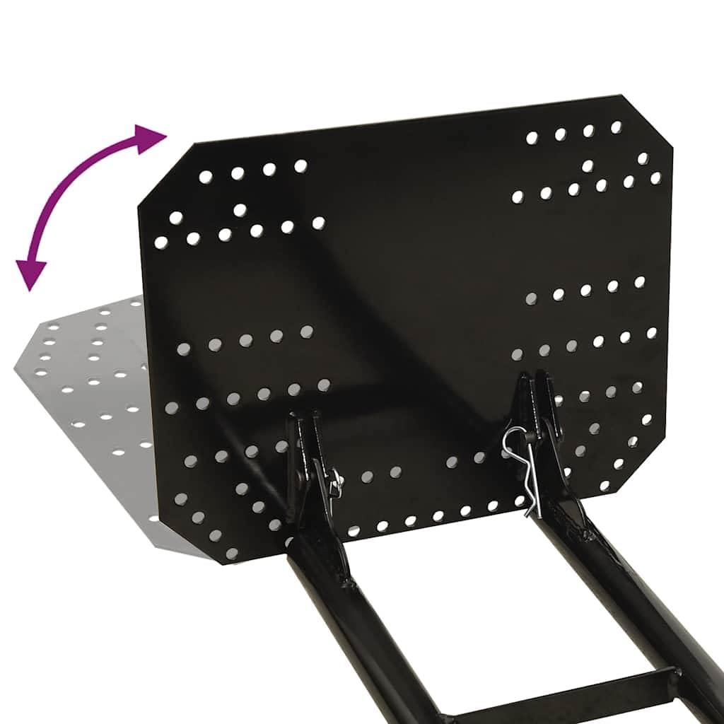 vidaXL Schneeschild für ATV 150x38 cm Schwarz, Pflug, Schneeschaufel, Schneeschild, Schaufel, Schneefräse, Schneeschilder, Schneeschieber