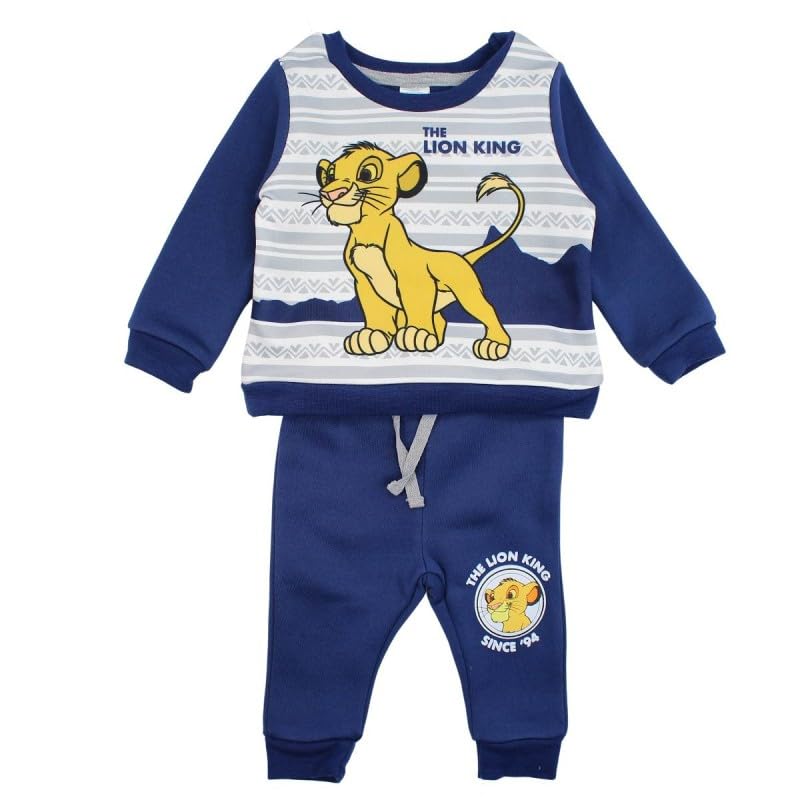 Disney - Jogging bébé garçon imprimé Le Roi Lion Bleu