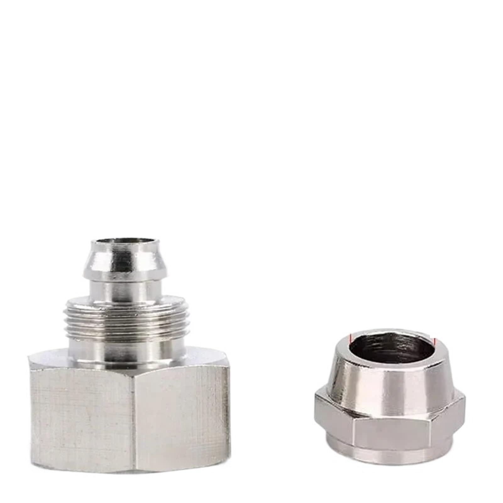 Connettore a serraggio rapido Raccordo aria OD 4 6 8 10 12 mm, rame 1/8 "1/4" 3/8" 1/2 "(KPCF 10-03,50 PCS)