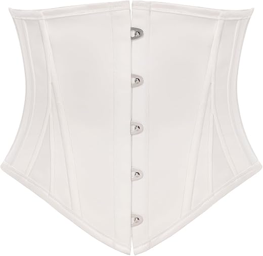 Women's Satin Underbust Corset Cincher Belt