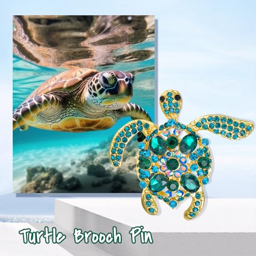 Image of Animal Brooch for Women Rhinestone Brooch Pin 18k Gold Plated Animal Lapel Pin Fashion Jewelry Gift for Mom Wife