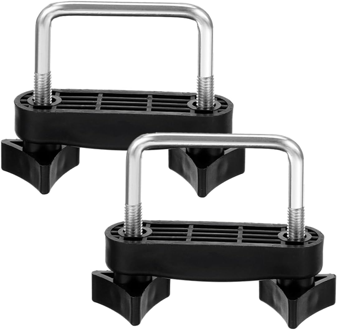 2pcs Roof Mount Bracket High-Strength Cargo Carrier u Clamps for Roof Racks Easy Installation and Aerodynamic Design for Suvs and Trucks