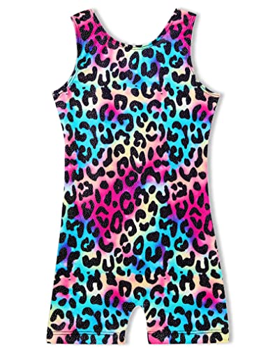 Image of Domusgo Toddler Leotard Gymnastics Long Sleeve, Sparkly Tumbling Dance Leotards for Baby Girls Kids Teens 2-14 Years