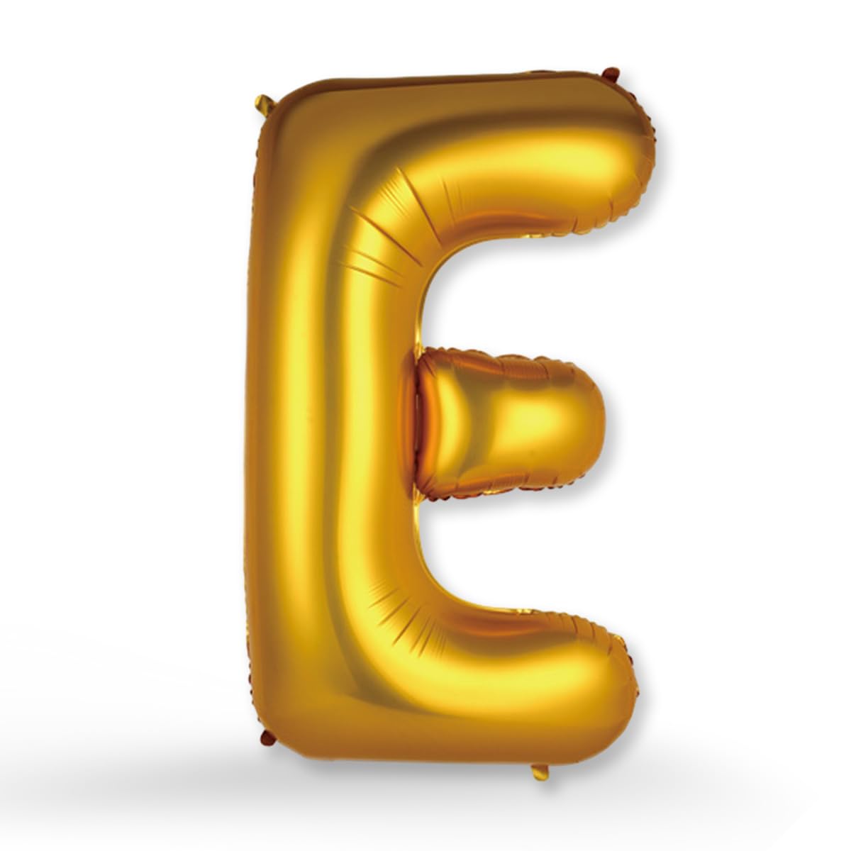 FUNXGO XXL Foil Balloon Letter E Gold Matt - Giant Letter Balloon Approx. 100 cm - Reinforced Material - For Helium & Air - Perfect for Birthday, Wedding & Party Decoration - Balloon E Gold โ image 1