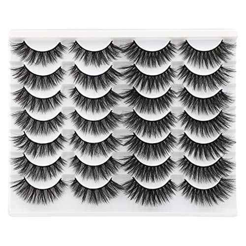 Calphdiar False Lashes Strip Dramatic Thick Faux Mink Eyelashes Wholesale Lash Pack